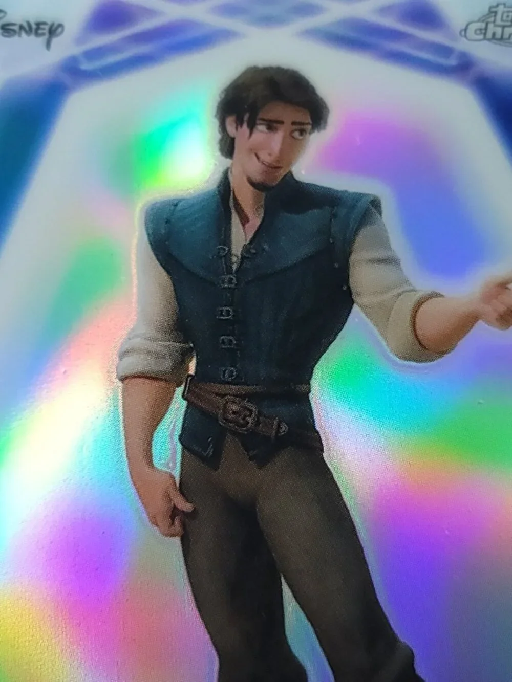 Flynn Rider Topps 2026 Disney Neon Holo Chrome Refractor Limited 110/199 CNE